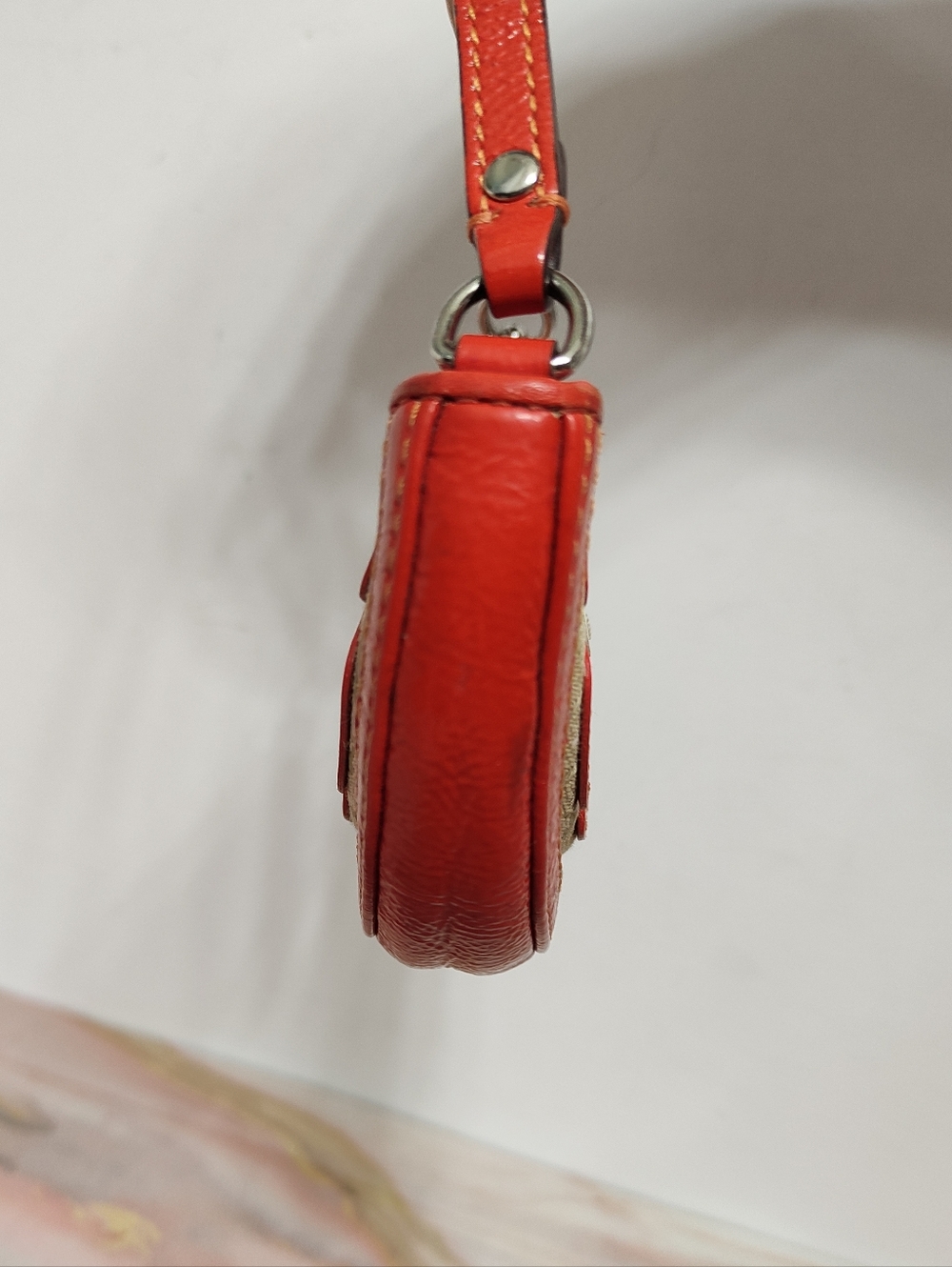 Vintage Y2K Coach F60659 Orange Coin Purse - Picture 8 of 14